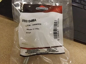 New Genuine Briggs & Stratton PIN - HANGER 095194MA - Picture 1 of 2