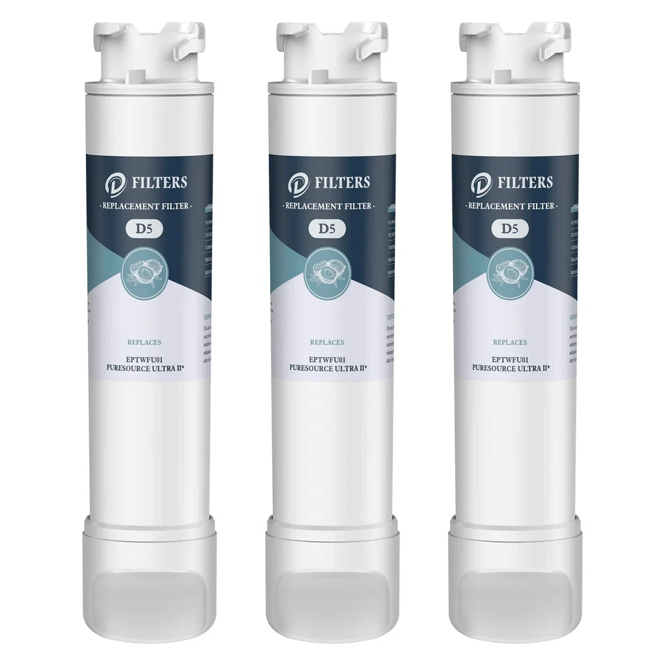 3 PACK NEW Frigidaire EPTWFU01 Pure Source Ultra II Refrigerator Water Filter - Image 1 of 4