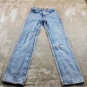 Jeans Lee para niños talla 11 azul regular lavado ácido vintage años 90 - Imagen 1 de 18