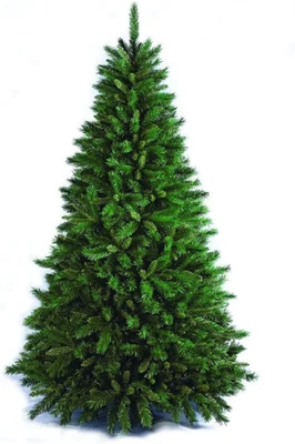 Albero Di Natale New Tiffany, Sintetico, Verde, Cm 210 - Immagine 1 di 4