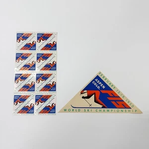 Aspen Colorado Feb 13-19 1950 Vintage World Ski Championship F15 Stamps NEW - Picture 1 of 7