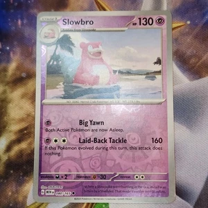 Pokémon Scarlet & Violet 151 Reverse Holo Rare Slowbro 080/165 Near Mint TCG - Picture 1 of 2