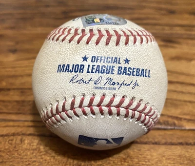 Aaron Judge Yankees Game Used Baseball 9/3/2025 + Astros Bryan Abreu STRIKE OUT - Image 1 of 4