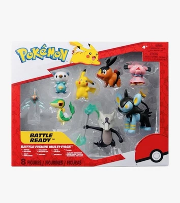 Figura de batalla Pokemon seis figuras de batalla de 2 pulgadas dos de 3 pulgadas Pikachu Foto 1 de 4