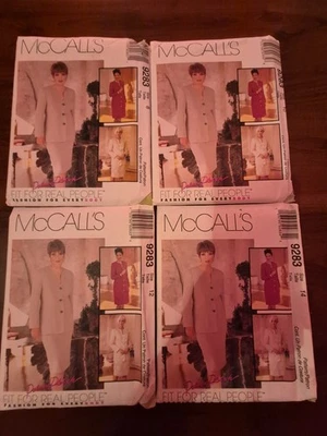 VTG OOP McCall's 9283 Misses' Lined Dress, Jacket & Skirt SZ: 8-24 UC FF - Image 1 of 4