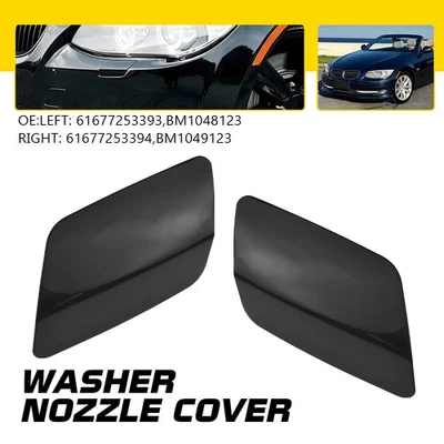 2x Cubierta de arandela de faros delanteros izquierdo y derecho para BMW 328i 335i 335is 2011-2013 Foto 1 de 4