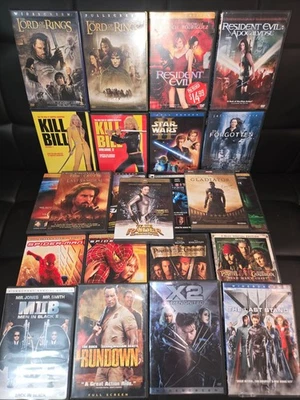 23 DVD Movie Lot | Action/Adventure | Spiderman | Disney | Star wars | LOTR - Image 1 of 4