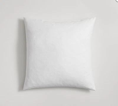 POTTERY BARN Down Feather Pillow Insert White 20x20 - Image 1 of 3