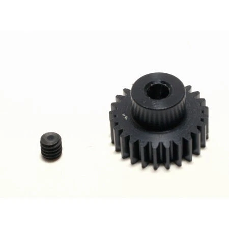 RRP 1325 Black Aluminum Pro Pinion Gear 25T 25-T/Tooth 1/8 Bore 48P/Pitch - Image 1 of 1