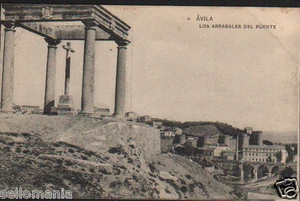 ANTIGUA POSTAL AVILA LOS ARRABALES DEL PUENTE HAUSER & MENET POSTCARD CC00635 - Imagen 1 de 1