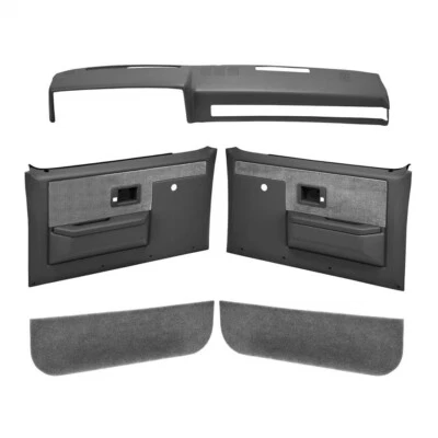 Coverlay Dark Gray Door Panel Dash Cover Kit 18-601CN For 81-91 Chevy GMC Trucks - Image 1 of 4