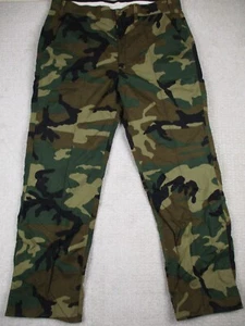 VTG Cabelas Gore-Tex Woodland Camo Pants Men's 38x31 Lined Nylon Hunting USA - Picture 1 of 12