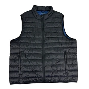 Club Room Mens Quilted Puffer Vest Jacket Black XL - Picture 1 of 5