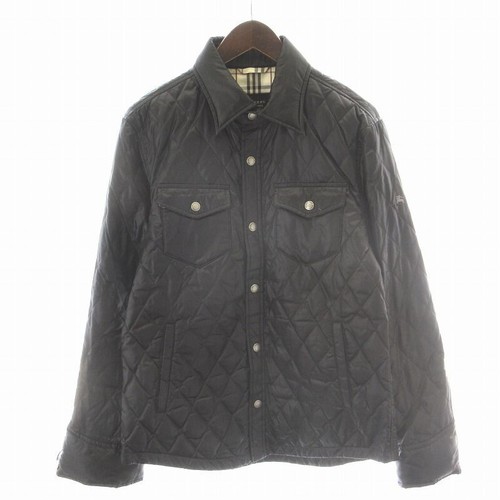 Cappotto piumino trapuntato uomo BURBERRY BLACK LABEL taglia M moda bottone esterno