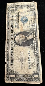 Short Snorter on 1935-A $1 Silver Certificate WWII - Picture 1 of 3