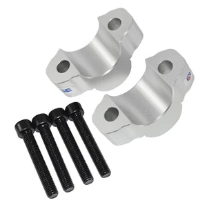 Barra de movimiento elevadora de manillar plateada de 28 mm hasta 20 mm para Yamaha Tenere 700 XTZ 2017-2024 - Imagen 1 de 10