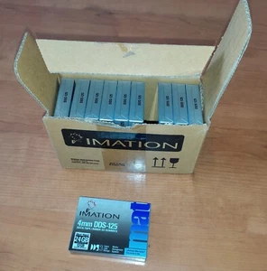 10 Stück Imation DDS-125 DAT DDS-3 4mm Band Data Cartridge Kassette 12/24 GB NEU - Bild 1 von 4