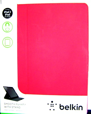 For iPad 2 -  iPad 3rd & 4th Generation - A Belkin Red Smooth Formfit with Stand - Image 1 of 2