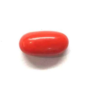 6,58 kt zertifizierter natürlicher italienischer roter Koralle Moonga Edelstein - Bild 1 von 3