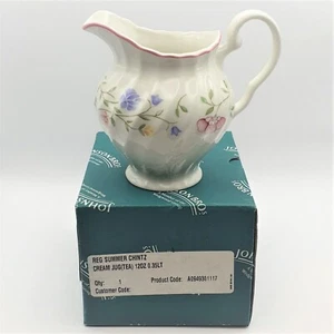 BRAND NEW IN BOX Johnson Bros "SUMMER CHINTZ" Creamer Milk Jug | Made in England - Picture 1 of 10