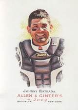 2007 Topps Allen & Ginter Baseball #218 Johnny Estrada Milwaukee Brewers