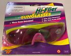 Hi-Flier Pink Yellow Tinted UV Plastic Sunglasses Retro NOS Neon 1996 Gordy Toy