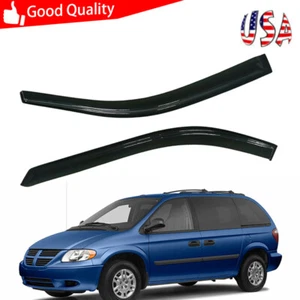Window Visor Rain Guard Shield For Chrysler Dodge Caravan Town&Country 1996-2007 - Picture 1 of 10