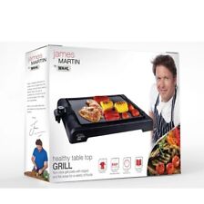 Wahl ZX833 240V James Martin Indoor & Outdoor Table Top Non-Stick Grill - Black