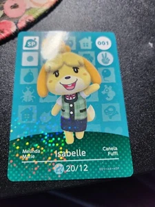 !SUPER SALE! Isabelle # 001 Animal Crossing Amiibo Karte NINTENDO Serie 1 NEUWERTIG! - Bild 1 von 1