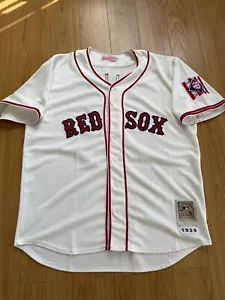 Size 54 100% Authentic Mitchell & Ness 1939 Boston Red Sox Ted Williams Jersey - Picture 1 of 6