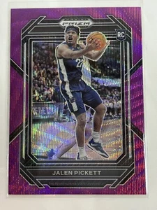 2023 Panini Prizm Draft Picks Jalen Pickett Purple Wave Prizm Rookie RC #32 - Picture 1 of 2
