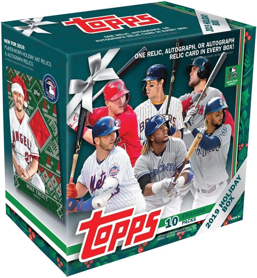 2019 Topps Holiday Baseball Factory Sealed Mega Box - Image 1 of 1