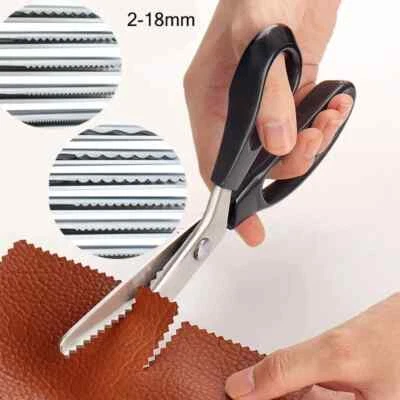 Tailor Scissors Pinking Shears Sewing Cut Serrated Accessories DIY Sewing Tool - Image 1 of 4