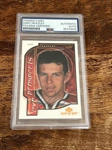 Dany Heatley IP Signed Upper Deck MVP Rookie Card Psa Dna Slab Autographed - Picture 1 of 2