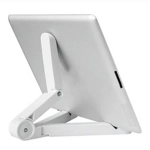 Desk Stand Holder Mount For iPhone Cell Phone Tablet iPad Universal White - Bild 1 von 2
