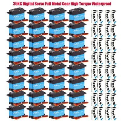 DE RC Auto Digital Servo Motor 35KG Wasserdicht Metall Getriebe High Torque 25T - Bild 1 von 4