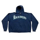 Seattle Mariners Pullover Hoodie | Vintage 90s MLB Baseball Sports Hoody Navy