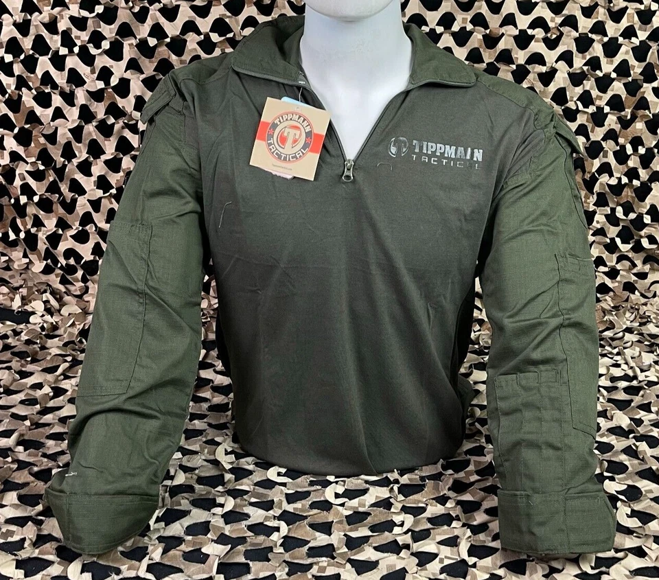 NUEVA Jersey de Paintball Tippmann Tactical TDU - Oliva - Pequeña Foto 1 de 4