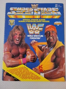 FULLY COMPLETE WWF Wrestling Superstars Sticker Album Book 1991 ALL Stickers - Bild 1 von 15