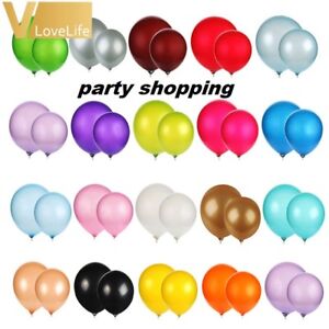 10-100 ballons new party baloons  10" Wedding Birthday Party CHRISTENING baloons