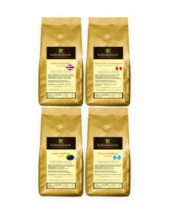 Kaffee Probierpaket ♥ Röstfrisches Set 4x250g Guatemala Costa Rica Tansania Peru - Bild 1 von 9