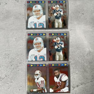 Vtg Dan Marino Jerry Rice 1987 Topps Stickers Foil #138/152 #140/154 MINT