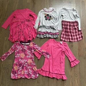 Tea Collection & Boutique Girls Dress Lot of 5 Size 6  Long Sleeved Dresses - Picture 1 of 10