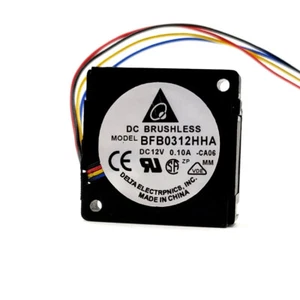 Ventilador de refrigeración turbo soplador de 4 cables Delta BFB0312HHA 3012 3CM 12V 0.10A 1 pieza - Imagen 1 de 5