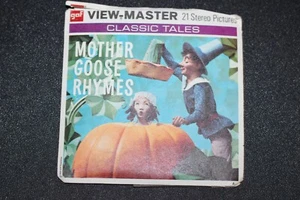 MOTHER GOOSE RHYMES GAF 1960 VIEWMASTER REELS 3 REELS 21 PICTURES B410 - Picture 1 of 3