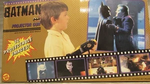 Vtg 1987 Batman Projector Gun New Toy Biz 32 Projectable Image w 4 Image Wheels - Picture 1 of 3