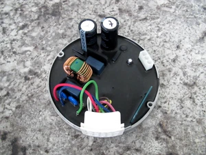 Genteq 614688-55 / LR07 1/2HP 230V Furnace ECM Blower Motor Module End Bell Used - Picture 1 of 5