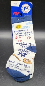 1 Pair New York Yankees MLB Socks Size Child 8-13 New - Picture 1 of 3