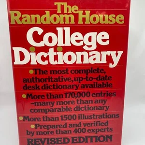 The Random House College Dictionary: Revised Edition 1984 Hardcover vintage - Picture 1 of 12