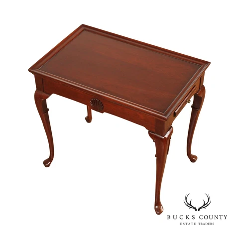 Queen Anne Style Mahogany Tea Side Table Cover